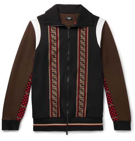 fendi track jacket|authentic fendi jacket.